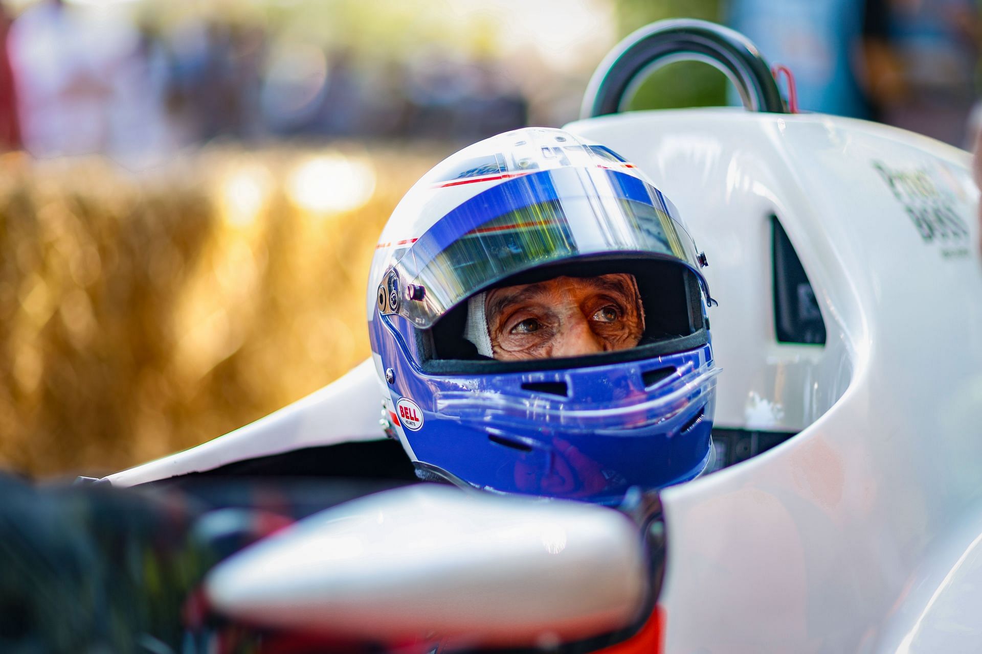 Alain Prost driving his McLaren MP4/4 at the Goodwood Festival of Speed 2025 - Source: Getty
